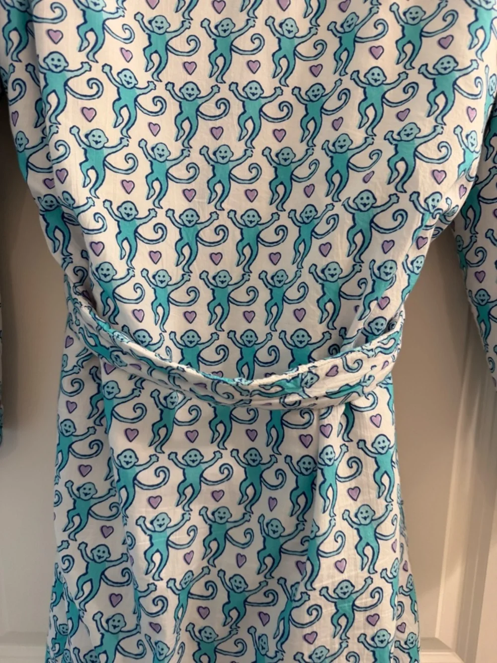 Roller Rabbit Lovely Monkey Cosmo Robe - Picture 10 of 12